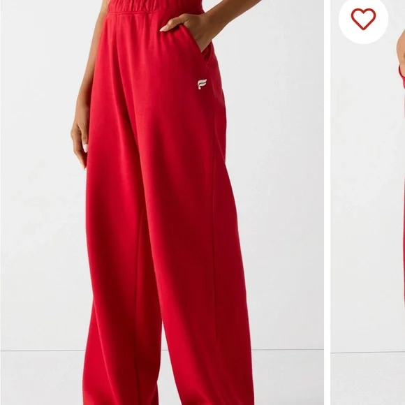 NEW Fabletics Cozy Fleece Sweat Set: Hoodie & Wide Leg Sweatpants - Picture 5 of 12